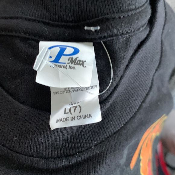 NWOT T-Shirt Lightning McQueen Speed Car in Red/Orange & Number 95. - Picture 4 of 5